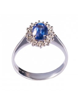 Anello con Zaffiro naturale...