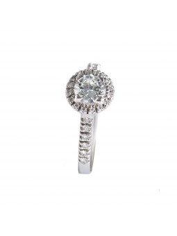 Solitario con diamante F vs...
