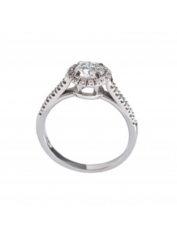 Solitario con diamante F vs...